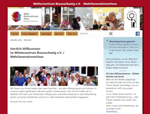Tablet Screenshot of muetterzentrum-braunschweig.de